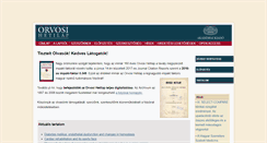 Desktop Screenshot of orvosihetilap.com